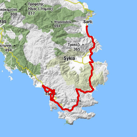 Πλατάνια - Bahari - Παραλία Συκιάς - Θεανώ