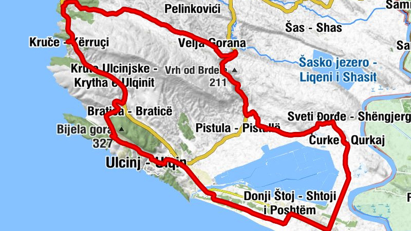Laki - Xhamia e Lamit - Xhamia e Kryepazarit - Ulcinj - Ulqin