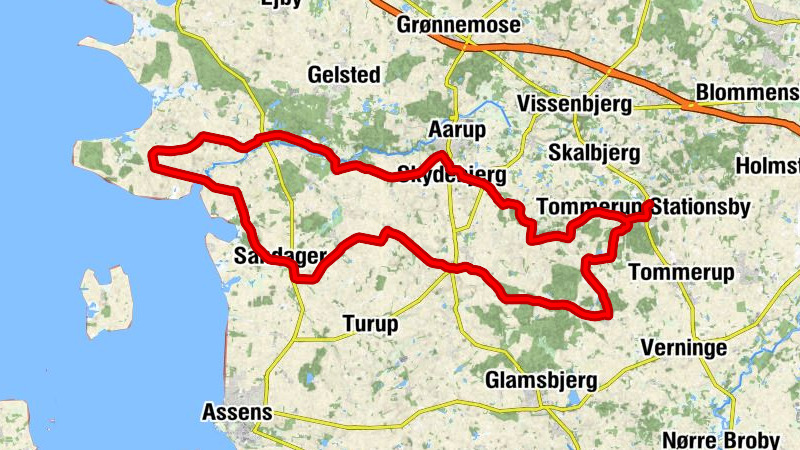 Tommerup - Orte Kirke - Kerte Kirke - Troldebakke