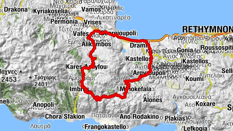 Γεωργιούπολη - Kipos tis Arkoudainas - Agia Dinamis - Παναγία