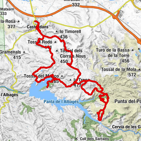 Ca l'Espardenyer - Santa Maria de Castelldans - Castelldans - Serrall de la Punta Alta