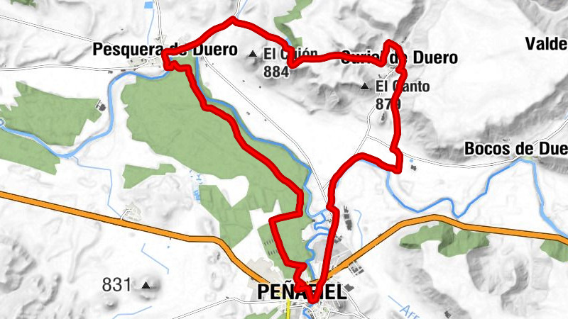 Peñafiel - Curiel de Duero - Ermita de San Sebastián - Iglesia de San Juan Bautista