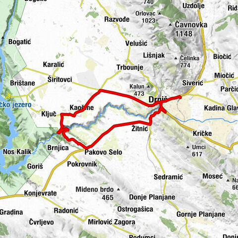 Drniš - slasticarna "mujo" - crkva Gospe od Ružarija