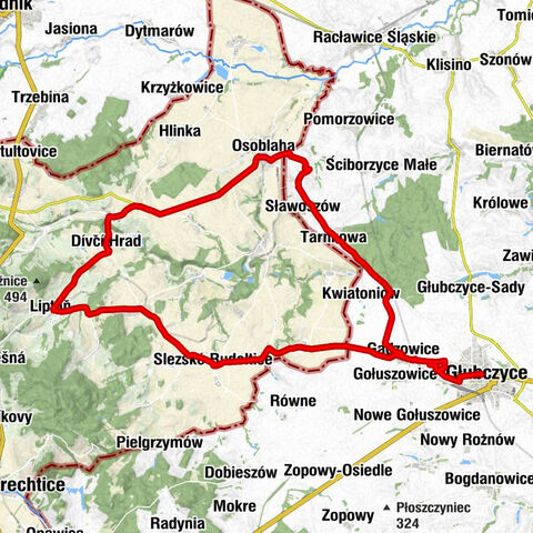 Głubczyce - Osiedle Konstytucji 3 Maja - Gadzowice - Zabytkowa kapliczka