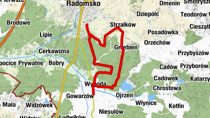Mękwa - kościół pw. Nawiedzenia Najświętszej Maryi Panny - Radomsko - Stanisławice