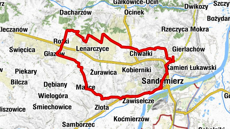 Sandomierz - Wzgórze Miejskie - Wzgórze Żmigrodzkie