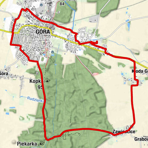 kaplica cmentarna - Góra - Sędziwojowice - Kłoda Górowska