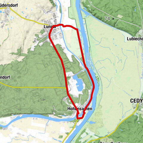 Hohensaaten - An der Oder - Lunow - Dorfkirche Hohensaaten