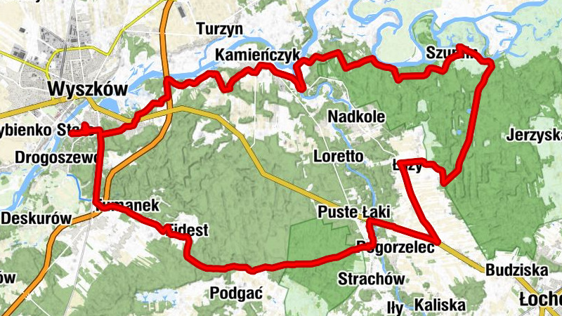 Hotel Restauracja Baśniowa - Wyszków - Rybienko Łochowskie - Kościół pw. Matki Bożej Częstochowskiej