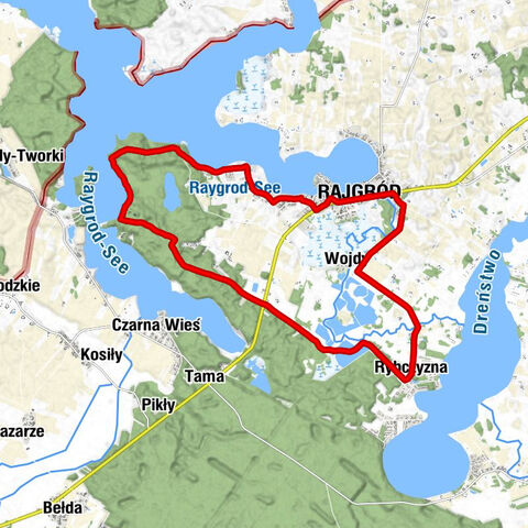 Kaplica cmentarna - Rajgród - Smakosz - Rajgrodzik