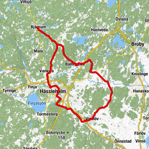 Hässleholms kommun - Norra Sandby kyrka - Vankiva kyrka - Bjärnum