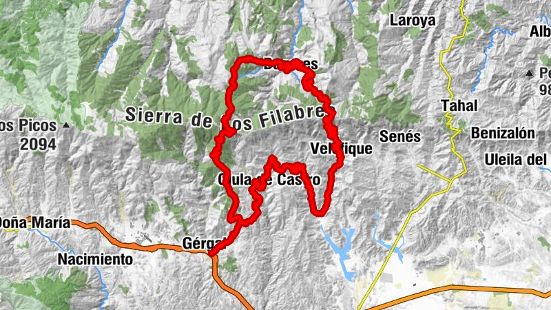 Barriada Pilanos - Montellano - Alto de Velefique - Collado de las Cabañas
