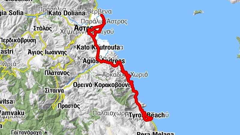 Γλυφάδα - Άγιος Τρύφωνας - Άγιος Χριστόφορος - Άγιος Δημήτριος