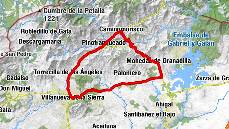 Caminomorisco - El Rincón Hurdano - Puerto del Gamo - Casar de Palomero