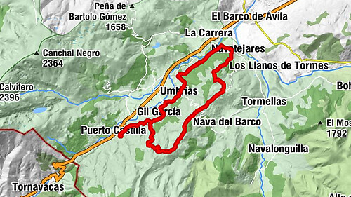 Puerto Castilla - Pico Majadallana - Cerro del Postuero - Puerto de Umbrías