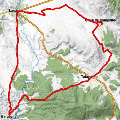 Graja de Campalbo - Landete - Garaballa - Talayuelas