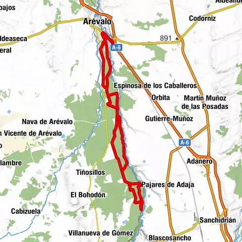 Arévalo - El Baldío - La Huerta