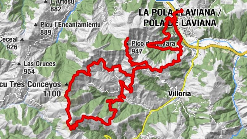 Pola de Laviana - La Pola Llaviana / Pola de Laviana - Restaurante Canzana - Pico de la Vara