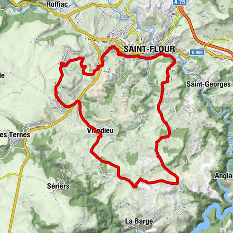 Vibrezac - Église Sainte-Christine - Saint-Flour - Chapelle Saint-Louis