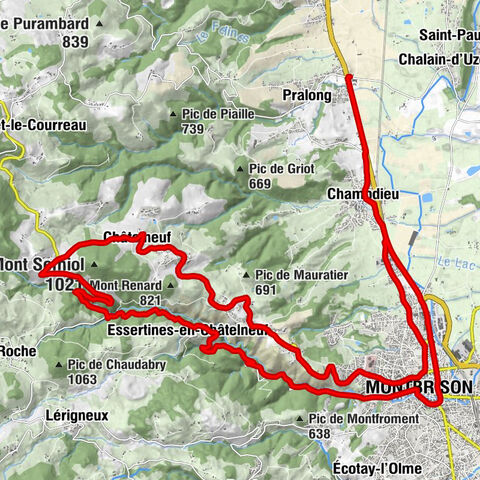 Bossieux - Champdieu - Tournel - Montbrison