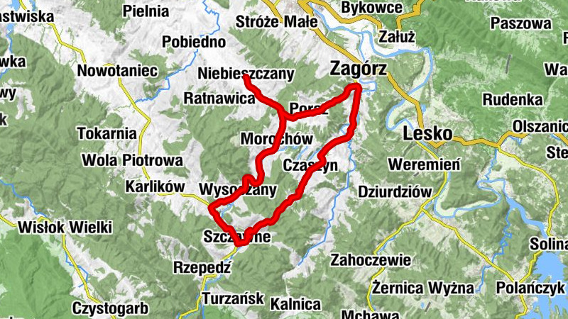 Kościół pw. świętego Mikołaja - Witrijany - Cerkiew świętego Michała Archanioła - Niebieszczany