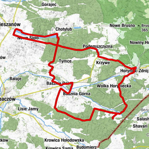 Horyniec-Zdrój - Browar Zdrojowy “Aleksandrówka” - Hetman - Kościół pw. Błogosławionego Jakuba Strzemię
