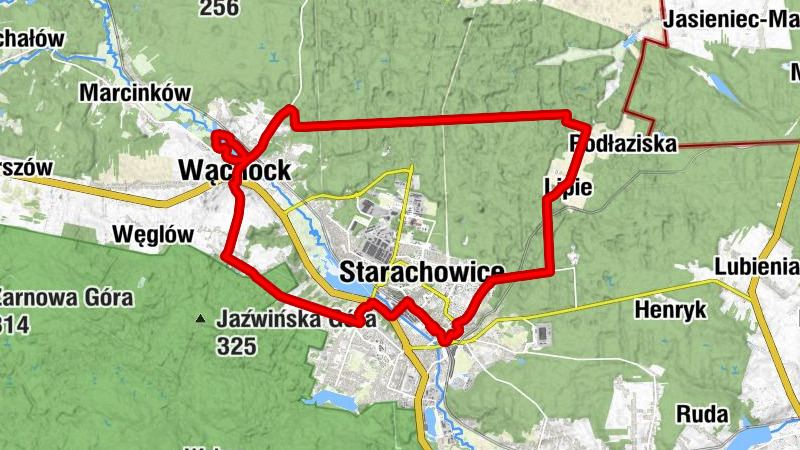 Starachowice Wschodnie - Starachowice - Kaplica pw. Świętej Zofii - Kościół pw. Podwyższenia Krzyża Świętego