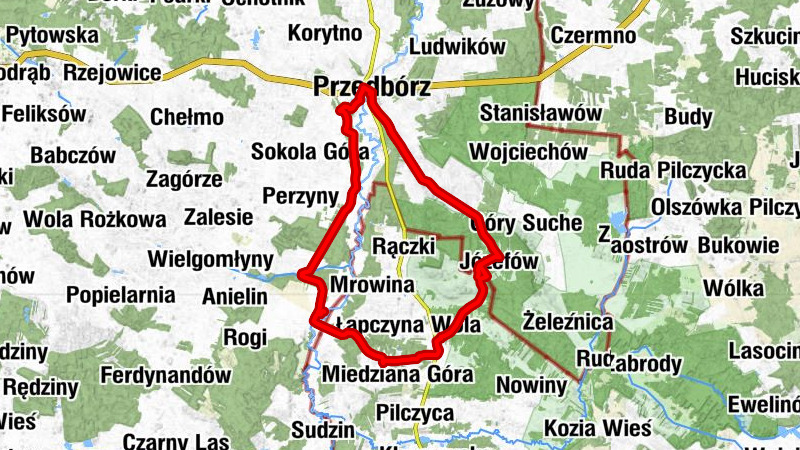 Krzętów - Kościół pw. Świętego Aleksego - Krzemycza - Kościół pw. Świętego Jakuba Apostoła