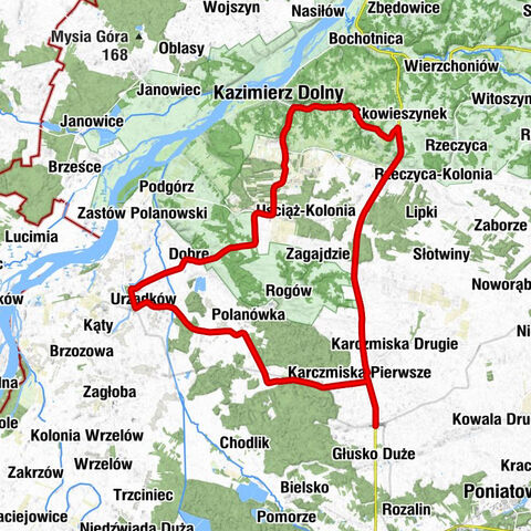 Karczmiska Wąskotorowe - Karczmiska Pierwsze - Kaplica - Kazimierz Dolny