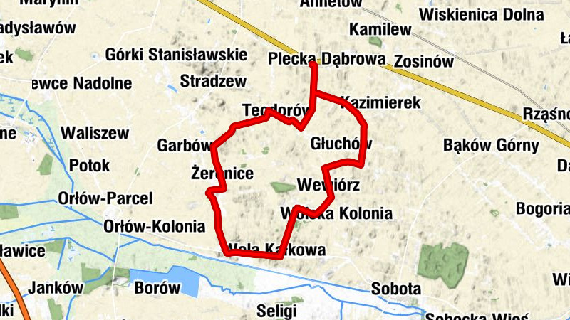 Kościół parafialny pw. Zwiastowania Najświętszej Maryi Panny i św. Barbary - Plecka Dąbrowa - Antoniew - Głuchów