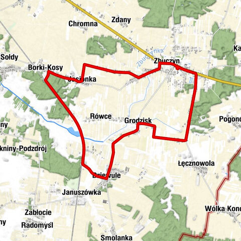 Zbuczyn - Grodzisk - Kaplica dojazdowa - Kaplica klasztorna