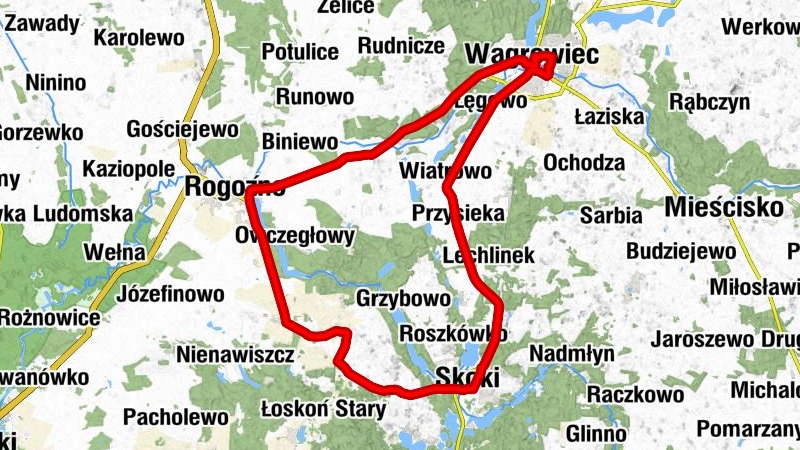 Wągrowiec - Kościół pw. św. Mikołaja Biskupa - Kościół filialny pw. Świętego Jakuba (drewniany) - Kościół pw. św. Wita