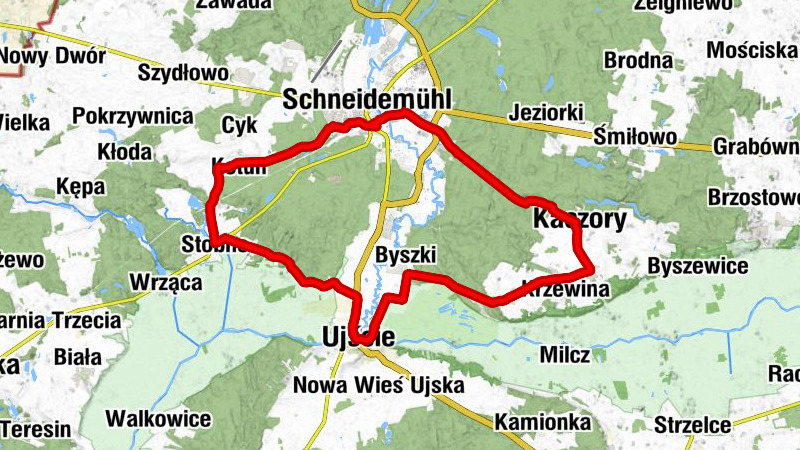 Piła Główna - Piła - Ujście - Kaczory