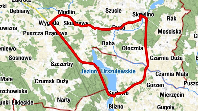 powiat sierpecki - Kościół pw. Świętego Wawrzyńca - Karlewo - Urszulewo