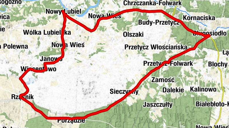 Kościół pw. św. Anny w Nowym Lubielu - Nowy Lubiel - Ostrówek - Kościół pw. Najświętszej Maryi Panny Matki Kościoła