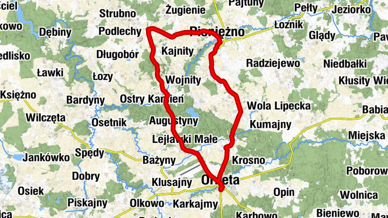 Kaplica domowa - Kościół pw. Świętego Jana Chrzciciela - Cerkiew Michała Archanioła - Kaplica pw. Niepokalanego Poczęcia Najświętszej Maryi Panny