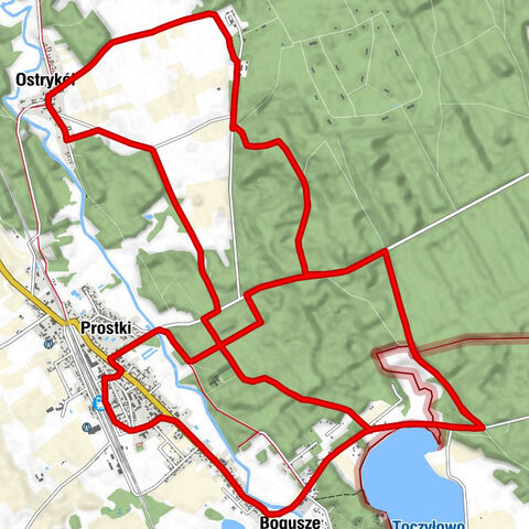 Prostki - Bogusze - Kościół pw. Podwyższenia Krzyża Świętego - Kościół pw. Świętego Antoniego Padewskiego