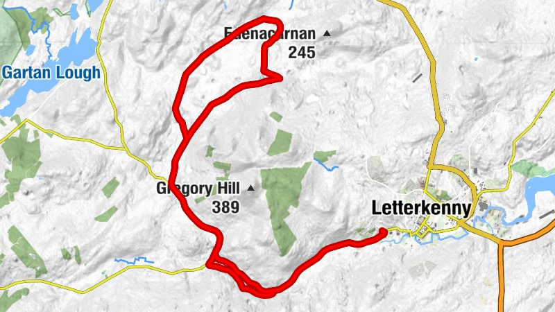 Sallaghagrane - Letterkenny - Conwal - Rashadoge