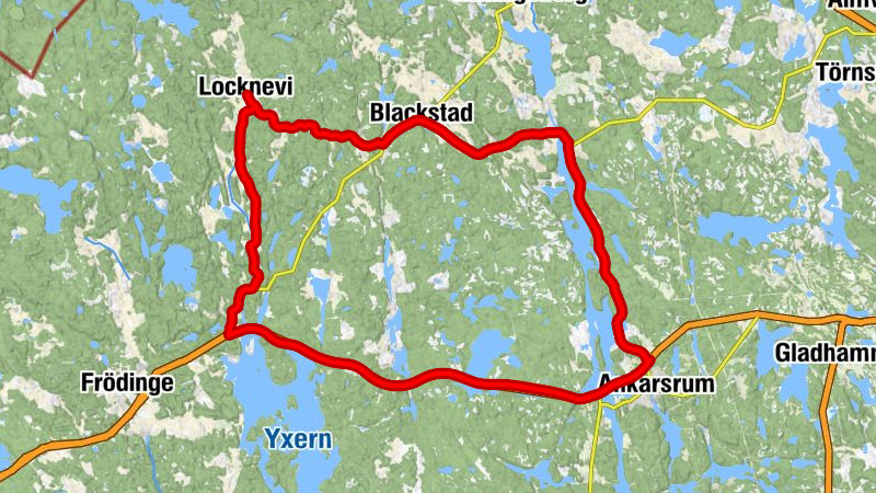 Locknevi - Gårdspånga - Målen - Grönhult