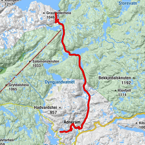 Sirdal - Ådneram - Ådneram turisthytte - Flatstøl