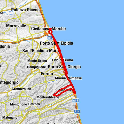 Civitanova Marche-Montegranaro - Chiesa di San Pietro - Chiesa Madonna della fiducia - Chiesa dei Santi Giacomo e Quirico