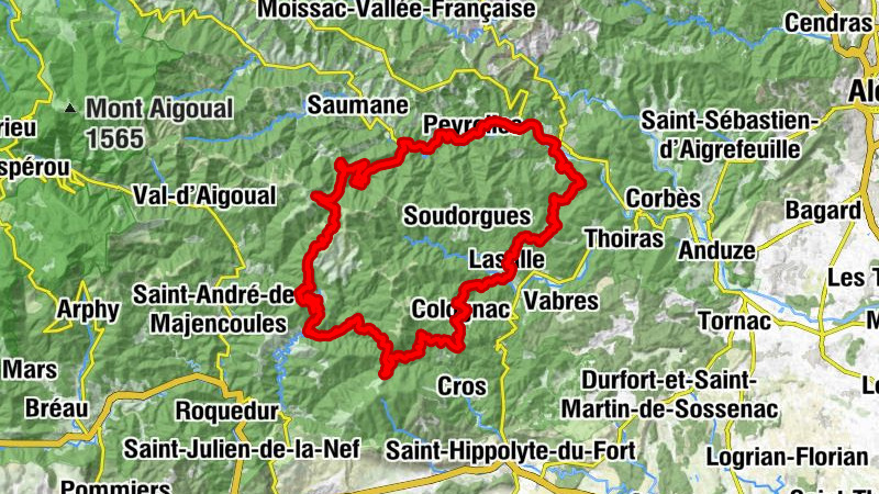 Train des Cevennes - Saint Jean du Gard - Église Saint-Roman - Temple - La Pinède