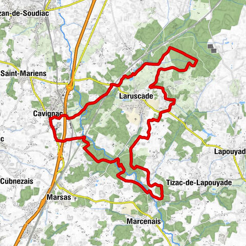 Cavignac - Le Terrier des Buttes - Le Marais - Le Moulin du Sable