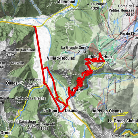 Rochetaillée - Église Saint-Pierre - Église Saint-Ferréol - Église Notre-Dame des Neiges