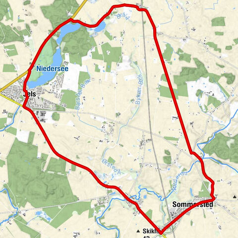 Jels - Møllebjerg - Søbjerg - Kællingebjerg