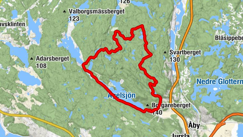Hultsbruk - Vedtorget - Duvhult - Skriketorp