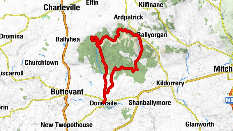Doneraile - Brough Cross Roads - Knockduv - Garrane