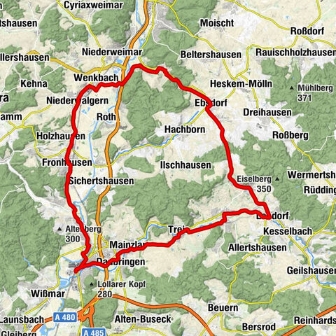 Lollar - Evangelische Kirche - Evangelisch-Lutherische Zionskirche - Evangelisch-Lutherische Kirche Bortshausen