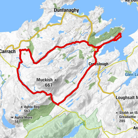 Ards Friary - Masiness - Creeslough - Scoltawarra Gap