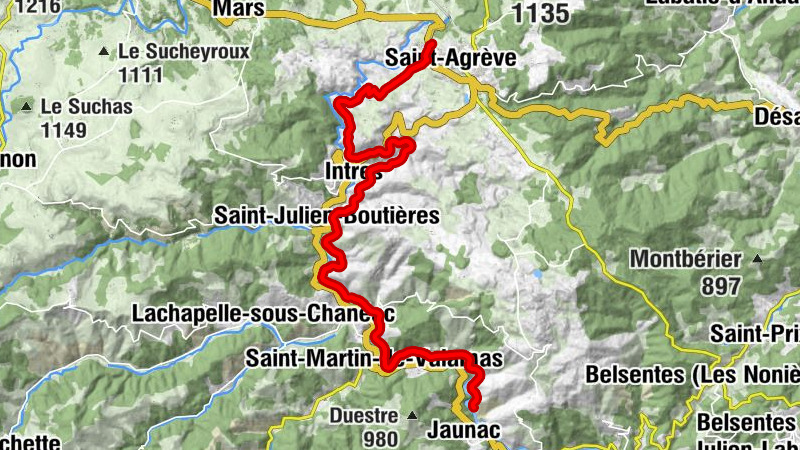 Gare de Saint-Agrève - Le 1050 - Seneclauze - Au relais des cracks